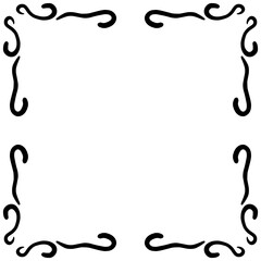 Hand Drawn Doodle Frame Border