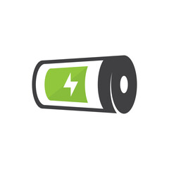 symbol of electric battery logo icon illustration