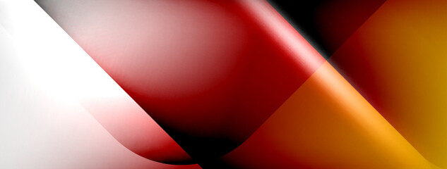 Obraz premium Vector abstract line background with glowing effects and shadows. Vector Illustration For Wallpaper, Banner, Background, Card, Book Illustration, landing page