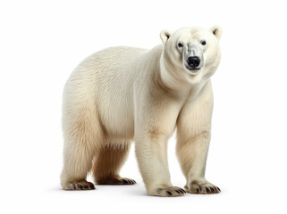 Photo polar bear isolated on a white background