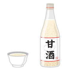 甘酒のイラスト
