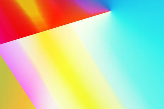 abstract background with rainbow