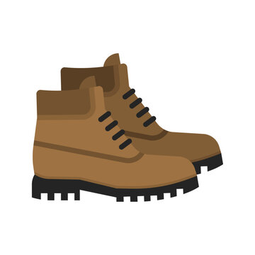 Work boot. Hiking boot trekking shoe. Adventure shoes.