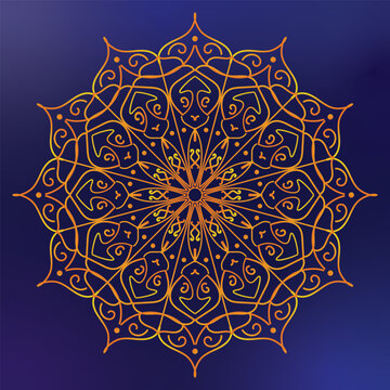 ornamental round lace ornament mandala art