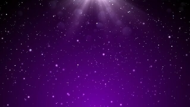 Purple boken particles glitter gradient abstract background video