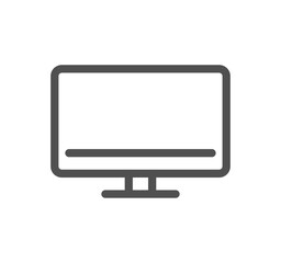 Personal devices related icon outline and linear vector.