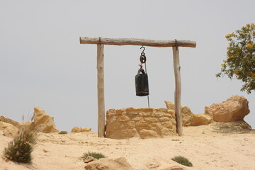 a well in the desert