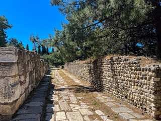 View of the ruins 