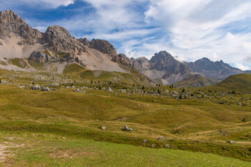 Fototapeta na wymiar Passo San Pellegrino, Trentino Alto Adige 