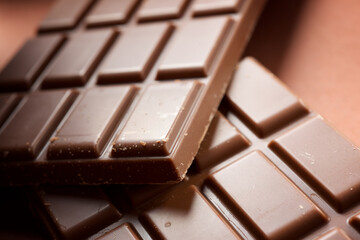 Close up of chocolate bars