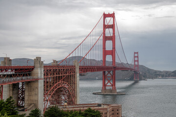 Golden Gate bridge in San Francisco