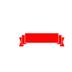 Ribbon icon vector logo design template