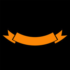 Ribbon icon vector logo design template