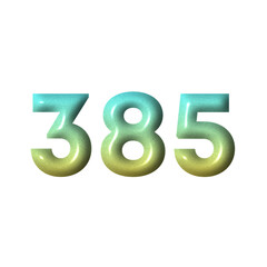 3D number yellow tosca gradient color png
