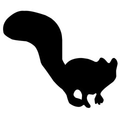Squirrel Silhouette 