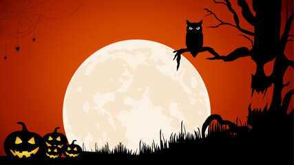 The spooky night background. Spooky night halloween background. Halloween theme dark background. Halloween spooky night background
