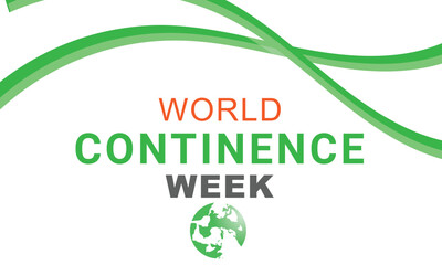 World Continence week. background, banner, card, poster, template. Vector illustration.