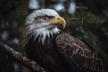 Foto op Plexiglas american bald eagle © Roland
