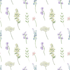 seamless pattern with flowers