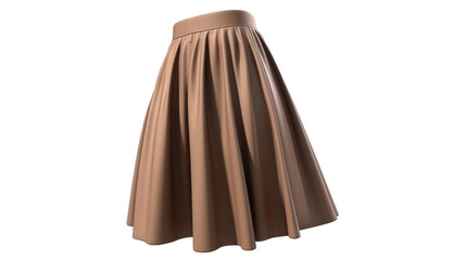 Skirt isolated on transparent background. Generative AI