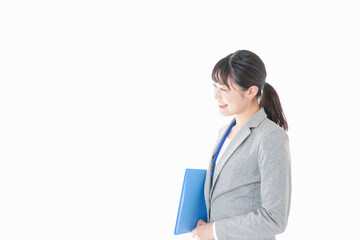 書類を持つビジネスウーマン