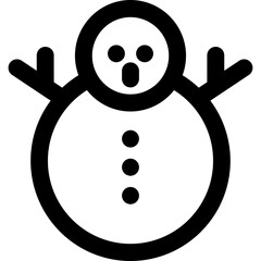 Obraz premium Snowman Icon