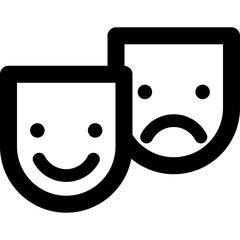 Fototapeta premium Theater Icon