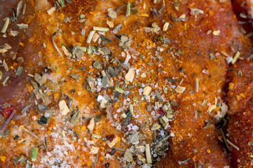 Sliced and pickled with spices and salt