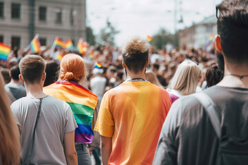 LGBT Pride parade, generative ai.
