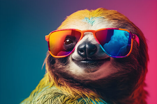 sloth sunglasses wallpaper