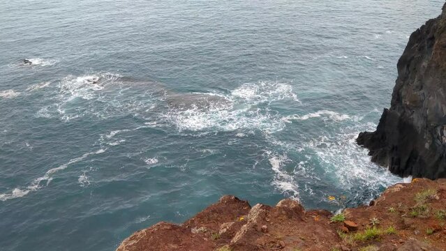 Beautiful scenic view from the cliff