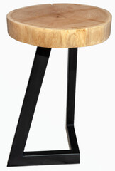 Furniture, various types of wooden furniture on a white background 