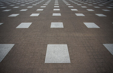 Ground pattern in outdoor city square
