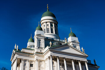 Fototapeta na wymiar Helsinki Tuomiokirkko church 