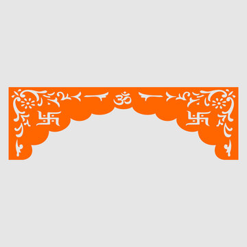 vector om jaali with a square for mandir decoration for cnc cutting
swastika, Ganesh, deep with welcome Kaman frame.