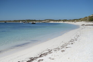 Transparent beach view in Australia