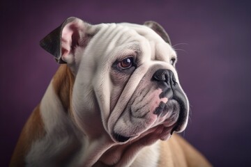 bulldog portrait