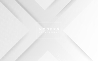 Modern background, geometric style, white color gradation ,elegant memphis