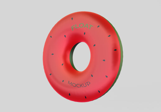 Floating Rounded Float Mockup