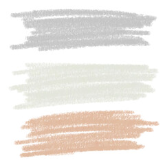 Color pencil strokes set. Kids hand drawn element. Grunge element for paper design. Banner for text.