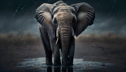elephant - obrazy, fototapety, plakaty