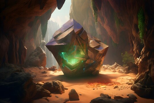 A crystal clear crystal jewel , Generated by AI