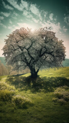 Fototapeta premium Beautiful nature, live, bright colors, fresh plants and flowers, nature