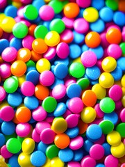 Obraz premium colorful candy in a bowl