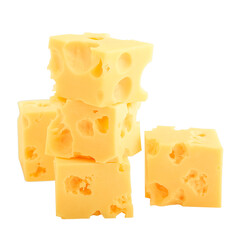 cheese, isolated on white background