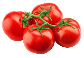tomato isolated on white background, full depth of field