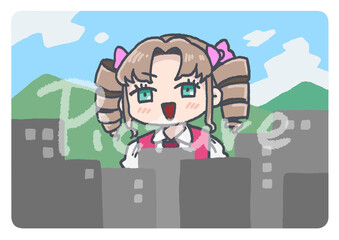 違法ダウンロードされた画像のイラスト