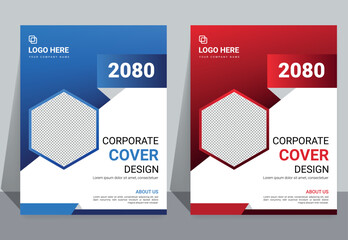 Business brochure flyer design a4 template. Vector illustration. Easy to adapt to Brochure, Annual Report, Magazine, Poster, Corporate Presentation, Portfolio, Flyer, Banner for Website.