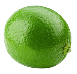 Lime isolated on white background, full depth of field