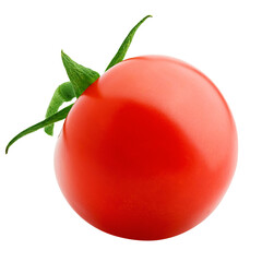 tomato cherry isolated on white background, full depth of field